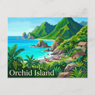Postal Isla de la Orquídea Taiwán
