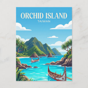 Postal Isla de la Orquídea Taiwán