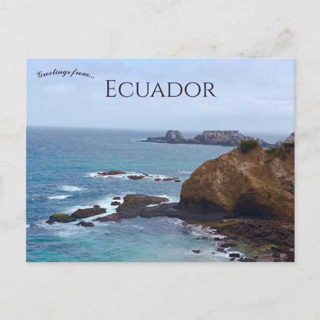 Postal Isla de la Plata Ecuador (Anverso)