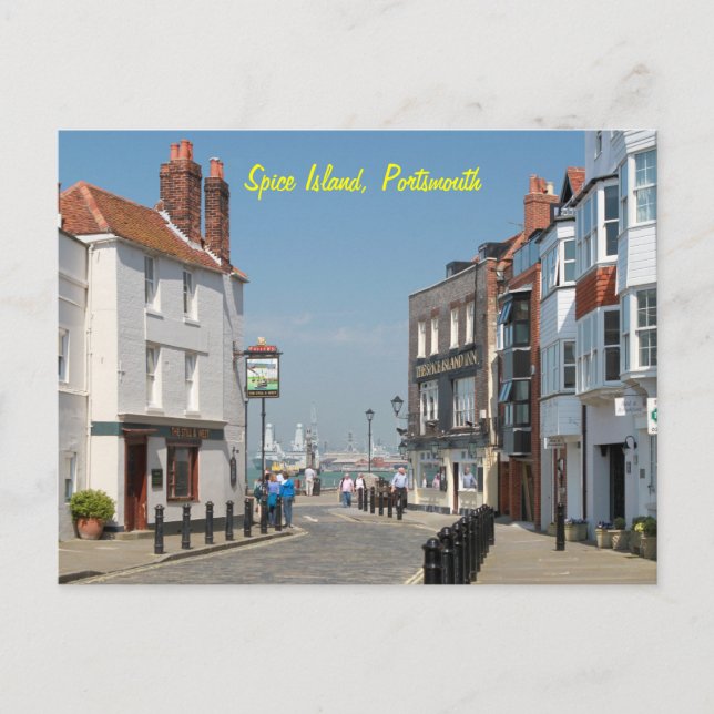 Postal Isla de las Especias - Portsmouth (Anverso)