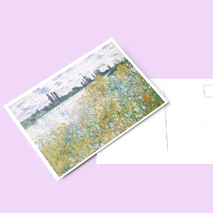 Postal Isla de las Flores cerca de Vétheuil, Monet