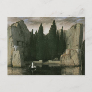 Postal Isla de los Muertos, Arnold Bocklin, 1883