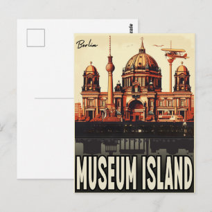 Postal Isla de los museos Berlín-el corazón histórico de 