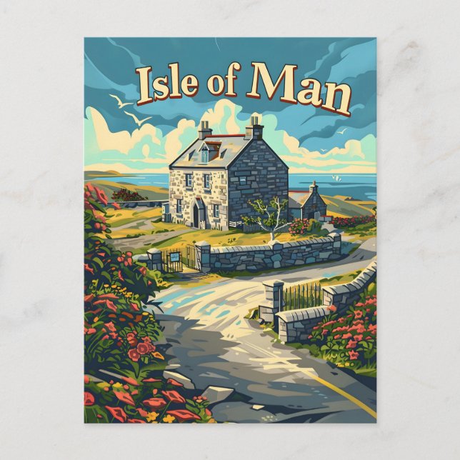 Postal Isla de Man (Anverso)
