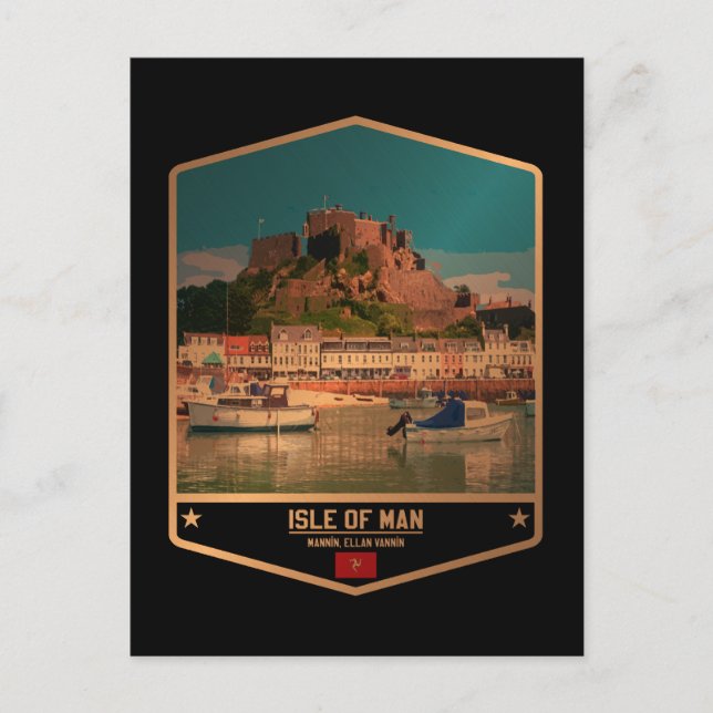 Postal Isla de Man (Anverso)