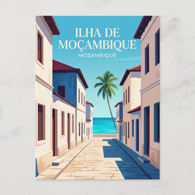 Postal Isla de Mozambique Mozambique (Anverso)