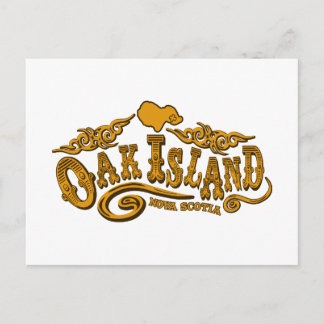 Postal Isla de Oak Saloon