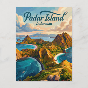 Postal Isla de Padar Indonesia