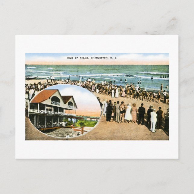 Postal Isla de Palms, Charleston, Carolina del Sur (Anverso)