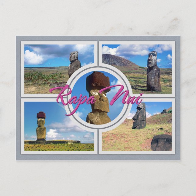 Postal Isla de pascua (Rapa Nui) (Anverso)