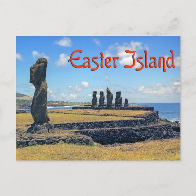 Postal Isla de Pascua (Rapa Nui) (Anverso)