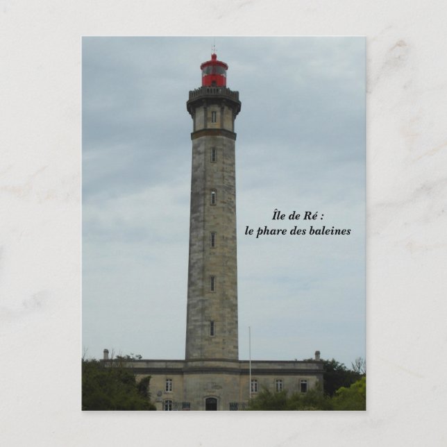 Postal Isla de Ré, Francia - (Anverso)