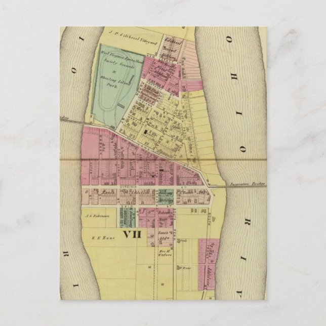 Postal Isla de Ruedas (Anverso)