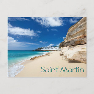 Postal isla de San Martín. Caribe