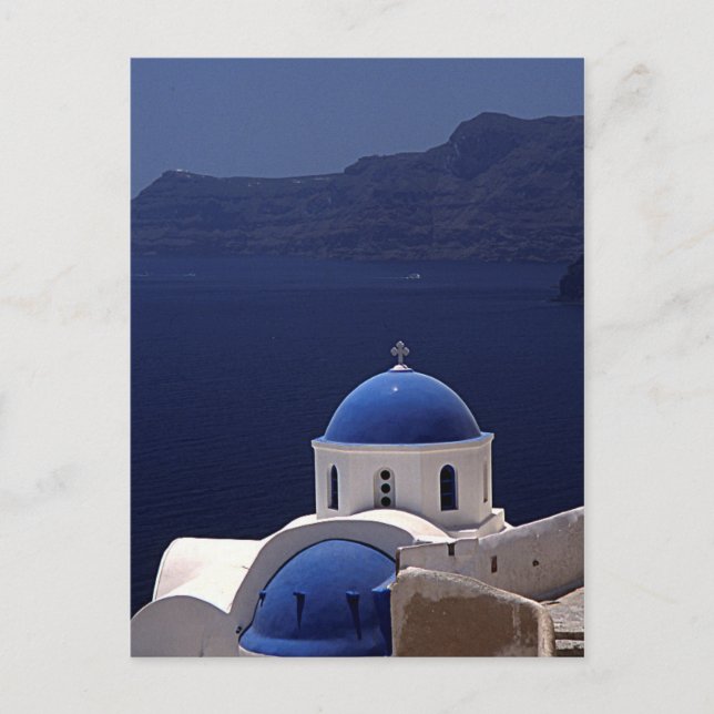 Postal Isla de Santorini (Anverso)