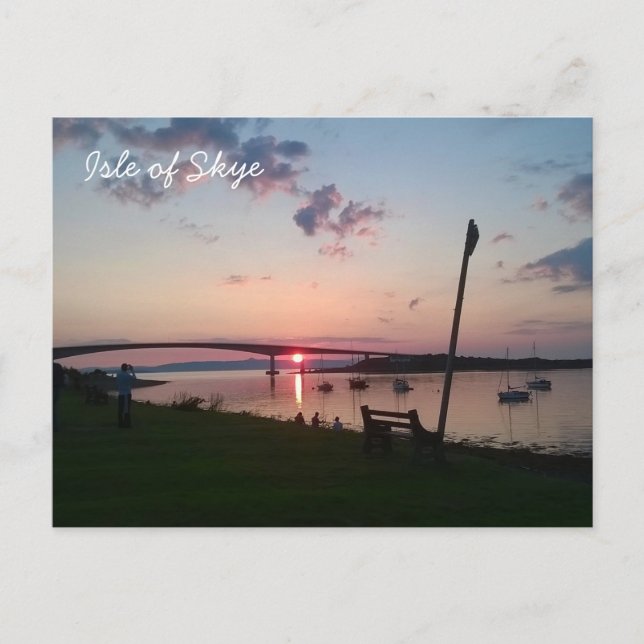 Postal Isla de Skye, Escocia (Anverso)