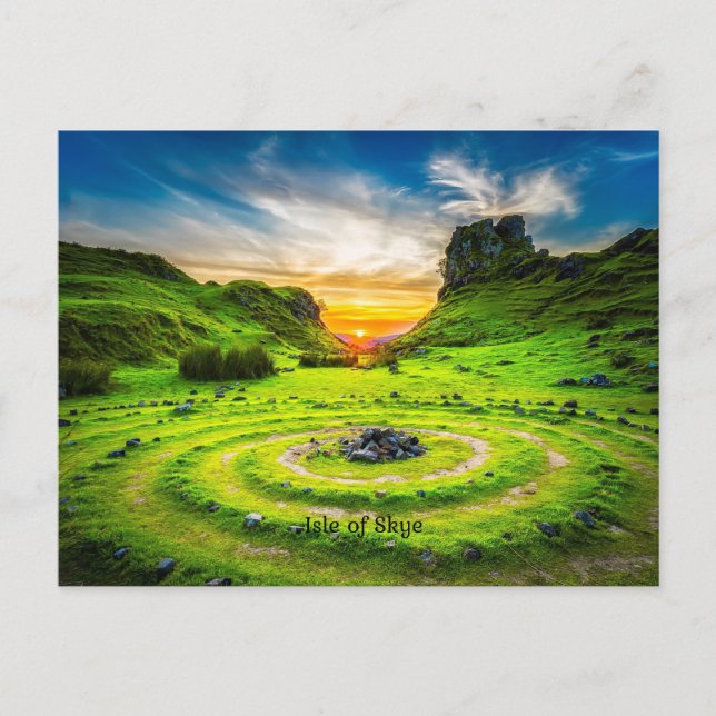 Postal Isla de Skye, Escocia, (Anverso)