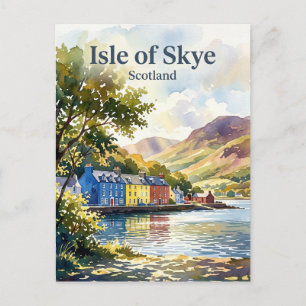 Postal Isla de Skye, Portree Escocia