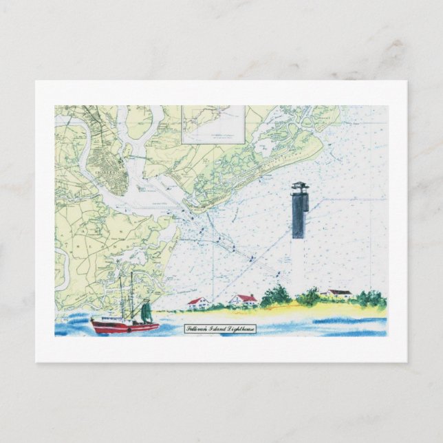 Postal Isla de Sullivan (Anverso)