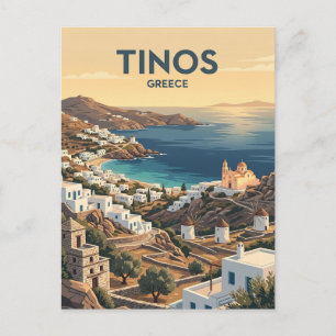 Postal Isla de Tinos Grecia
