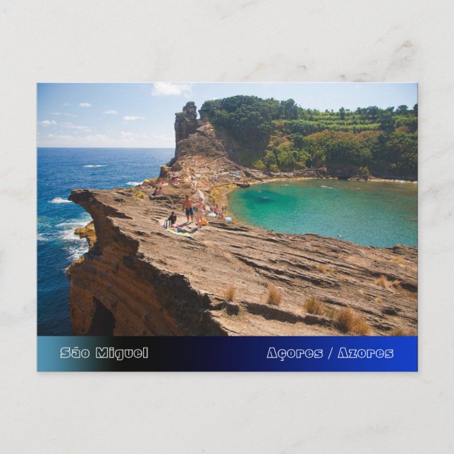 Postal Isla de Vila Franca do Campo (Anverso)