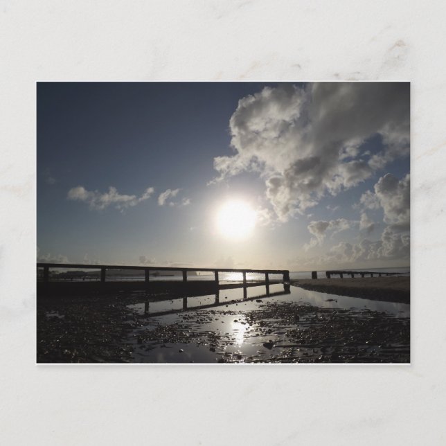 Postal Isla de Wight Beach (Anverso)