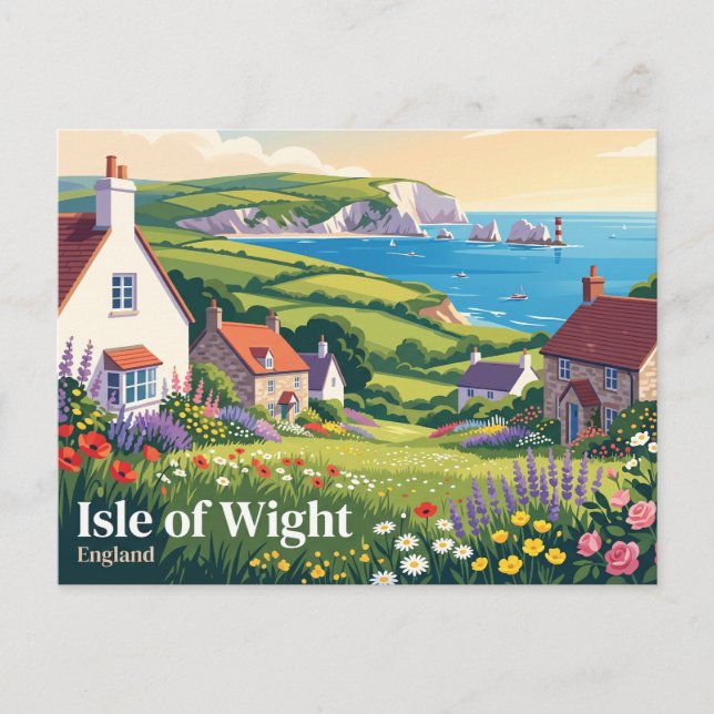 Postal Isla de Wight Reino Unido (Anverso)
