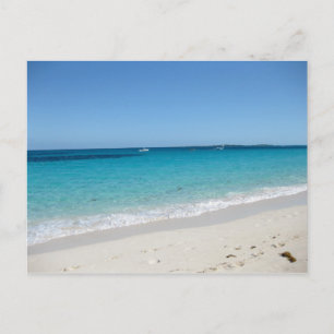 Postal Isla del Paraíso de las Bahamas Playa
