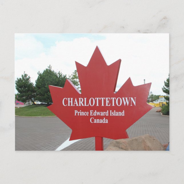 Postal Isla del Príncipe Eduardo de Charlottetown, fotogr (Anverso)