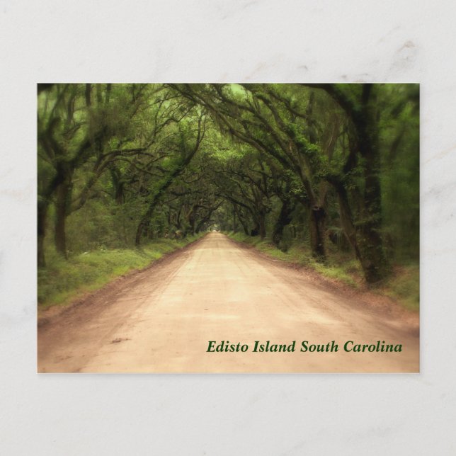 Postal Isla Edisto - Carolina del Sur - Personalizada (Anverso)