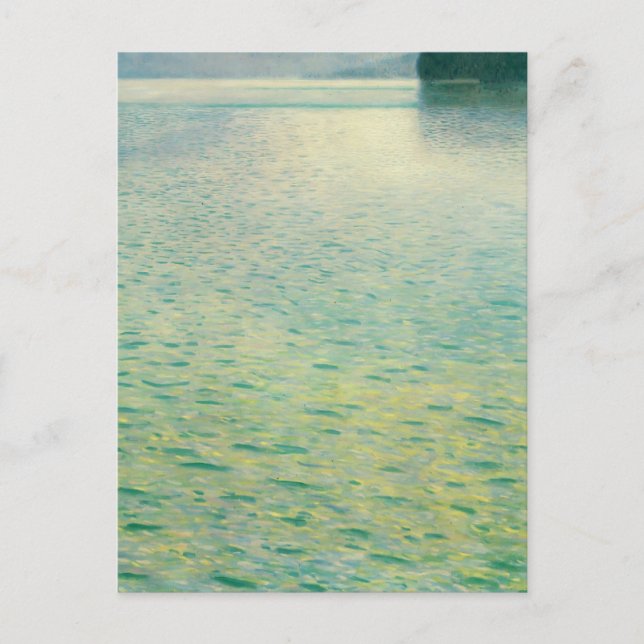 Postal Isla en el Atlántico, por Gustav Klimt (Anverso)