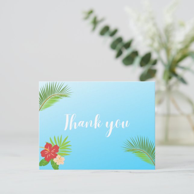 Postal Isla Escape Blank (Anverso de pie)