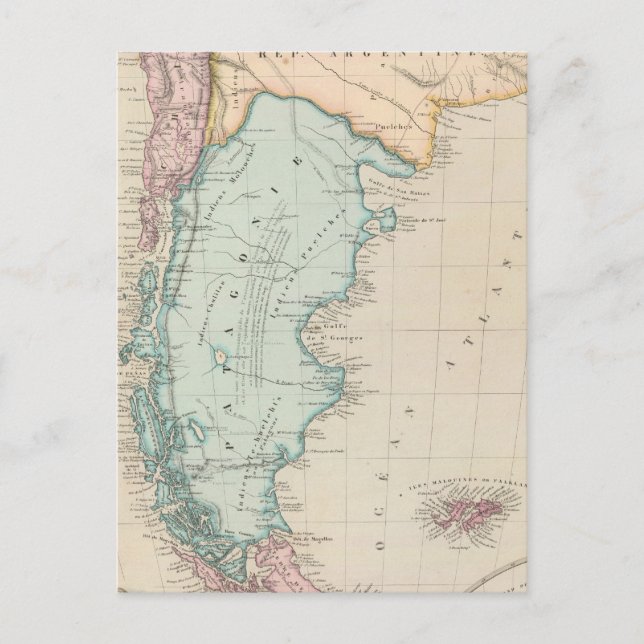 Postal Isla Falkland (Anverso)