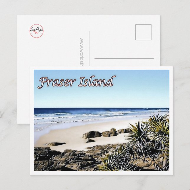 Postal Isla Fraser - Australia - (Anverso / Reverso)