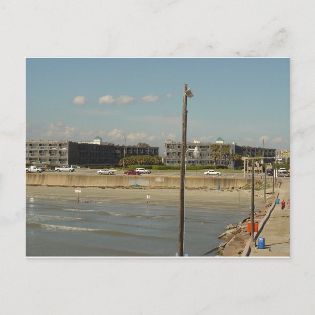 Postal Isla Galveston, Texas (Anverso)