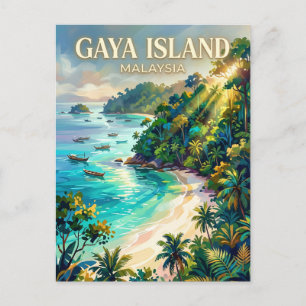 Postal Isla Gaya Malasia