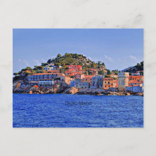Postal Isla Giglio, Archipiélago Toscano, Italia