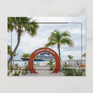 Postal Isla Gran Bahama   Viajes Tropicales al Caribe