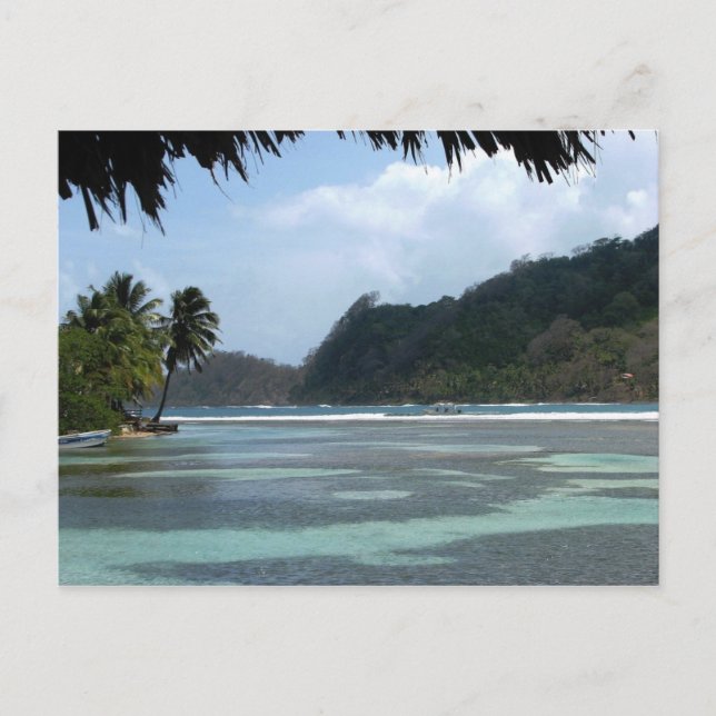 Postal Isla Grande, Panamá (Anverso)