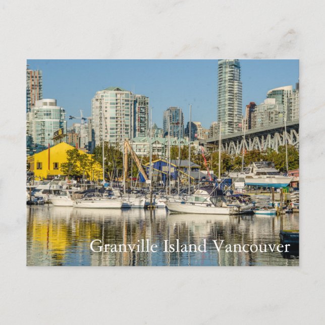 Postal Isla Granville Vancouver BC (Anverso)