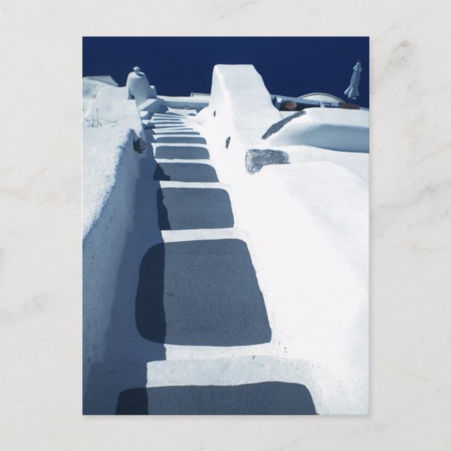 Postal Isla Grecia de Ioa Santorini (Anverso)