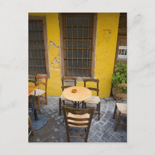 Postal Isla Griega de Creta y casco antiguo de la Canea 3 (Anverso)