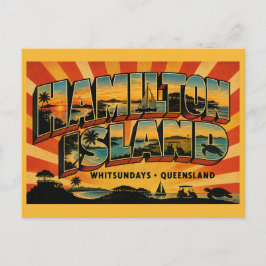 Postal Isla Hamilton Queensland Resort Isla Vintage 