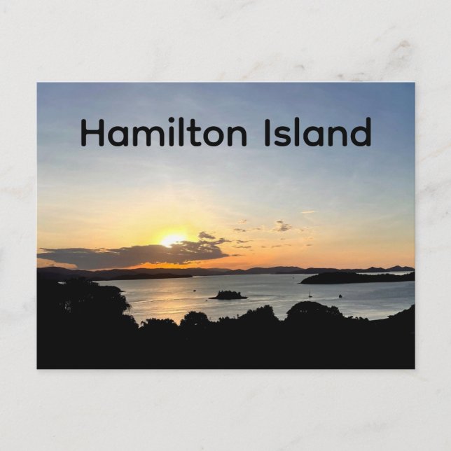 Postal Isla Hamilton, The Whitsundays, Queensland (Anverso)