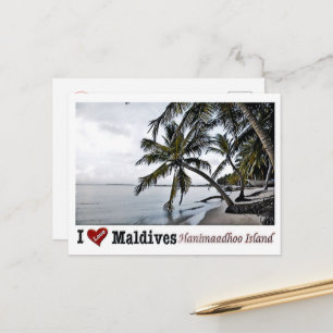 Postal Isla Hanimaadhoo - Maldivas que amo -