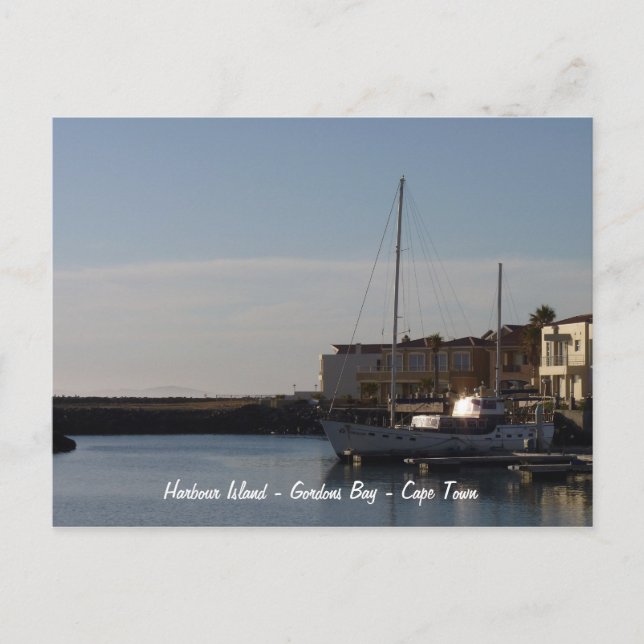 Postal Isla Harbour - Bahía Gordons - Ciudad del Cabo (Anverso)