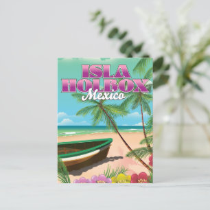 Postal Isla Holbox México
