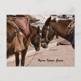 Postal Isla Hydra, Grecia