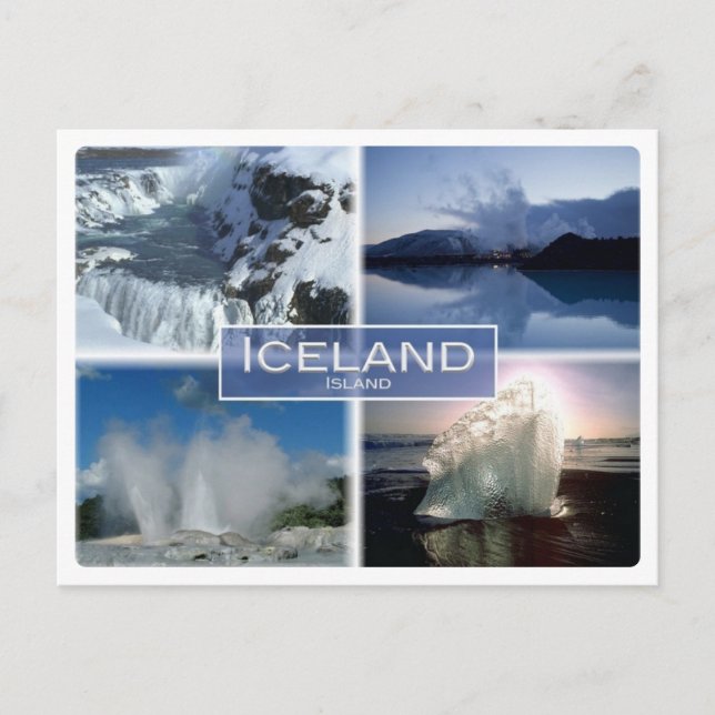 Postal Isla IS - Islandia - (Anverso)