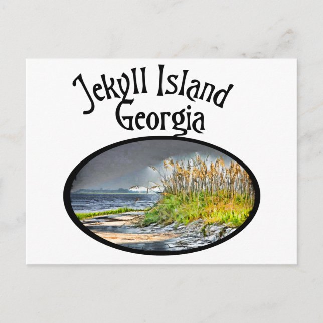 Postal Isla Jekyll (Anverso)